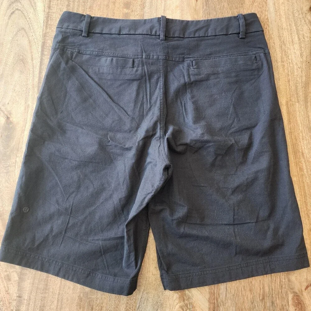 Lululemon Shorts Mens 36 Black Chino 11 Inch Inseam Casual Golf Athletic